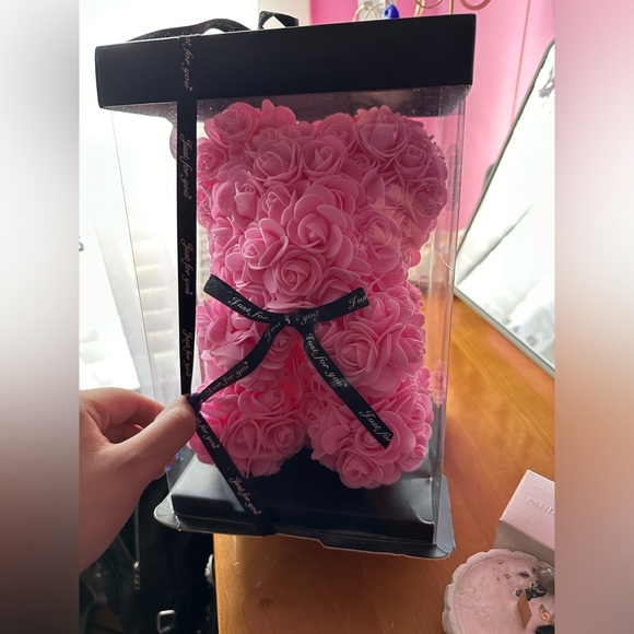 Pink Flower Bear - Picture 3 of 3